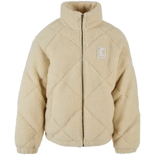 Karl Kani Herren KM224-057-1 KK OG Rhombus Teddy Puffer Jacket cream - M