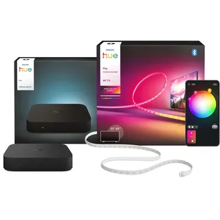 Philips Hue Play Gradient LED-Streifen 55 bis 65 Zoll TV + HDMI Sync Box 4K
