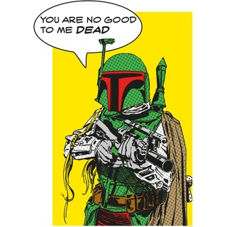 Komar Wandbild Star Wars Boba Fett 50 x 70 cm