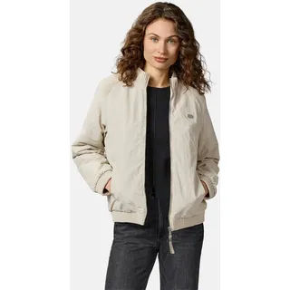 Ragwear Damen, Warme Übergangsjacke kurze wasserabweisende Bomberjacke mit elastischen Bündchen Chenna Warm YOUMODO Ecru Gr. S - S