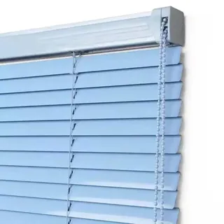 Jalousien Aluminium Anpassbare 30cm 35cm 40cm 45cm 70cm 90cm 100cm 120cm 160cm Breit, Alu-Jalousetten, Sichtschutz, Verdunkelungsrollo Horizontale tür Fenster Innen Außen Büro Haushalt(Himmelblau)