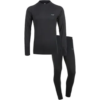 NORTH BEND Core Baselayer Skiunterwäsche-Set Herren 500 - black - nb M