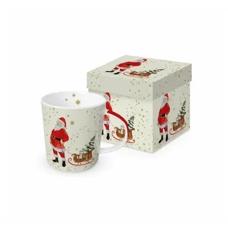 PPD Tasse Snowflakes & Santa Trend Mug, 400 ml, Keramik bunt