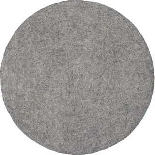 myfelt Wollteppich Carl Filzteppich rund, rund, 100% reine Schurwolle, in verschiedenen Größen erhältlich grau Ø 250 cm