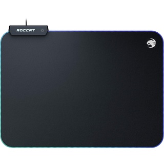 Roccat Sense AIMO Gaming Mauspad - AIMO LED Beleuchtung, Höchstmaß an Präzision, gummierte Unterseite, (350 mm x 250 mm x 3,5 mm), schwarz