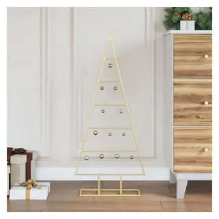 vidaXL Metall Weihnachtsbaum Gold 90 cm