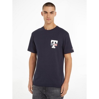 Tommy Jeans T-Shirt TJM CLSC RWB LETTERMAN TEE blau S