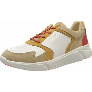 Gant Cocoville 20531536 Damen Sneaker, Creme/Beige/Orange, Leder, NEU - Damenschuhe Sneaker, Beige, leder - Creme - 38