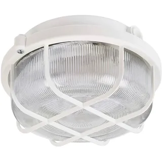 Deko-Light Außenwandleuchte Glas Kunststoff rund E27 1x max. 100W weiß