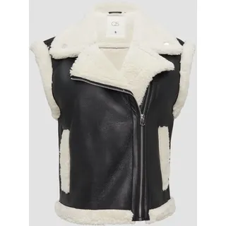QS Outdoor-Weste ärmellos in schwarz, M