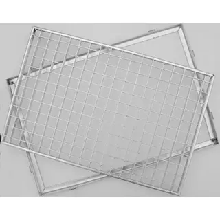 ACO Gitterrost mit Zarge Stahl, verzinkt, 100 x 40 cm , 2 cm hoch