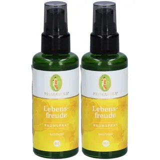 Lebensfreude Raumspray Bio 2x 2x50 ml Ätherisches Öl