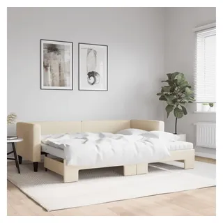 vidaXL Tagesbett 80 x 200 cm Creme