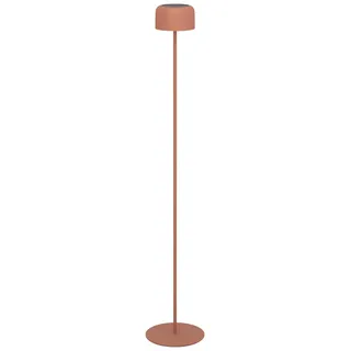 EGLO Solar LED Akku Stehleuchte Stahl 120,0 cm inkl. Touchdimmer rot