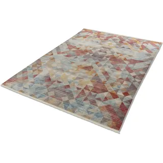 Schöner Wohnen Mystik 211 Webteppich 200 x 285 cm Orange/Rot/Türkis