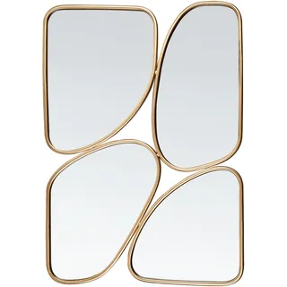 Beliani Wandspiegel DIANCEY 70 x 100 cm Gold