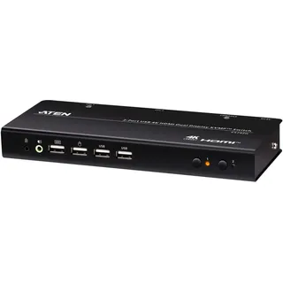 ATEN CS742H 2-Port USB 4K HDMI Dual Display KVMP Switch (CS742H-AT-G)