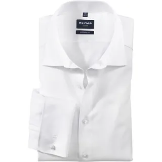 Olymp Businesshemd Modern Fit Weiß 43