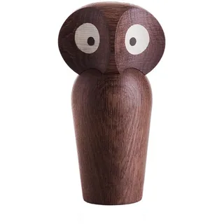 architectmade Owl 17 cm Braun/Weiß