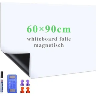 Famanu Magnetische Whiteboard Folie 60x90cm - Selbstklebender Wochenplaner
