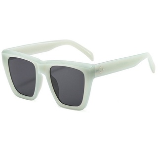 XDeer Sonnenbrille Sonnenbrille Damen Retro,Übergroße Quadratische Sonnenbrillen Style Trendy blau