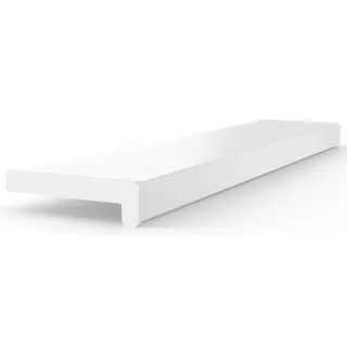 Seiletech.de FENSTERBANK PVC – 40 cm x 130 cm – Weiß – Fensterbrett – für den Innenbereich – Innenfensterbank – Innen – Meterware – Wohnzimmer – Deko – Kunststoff
