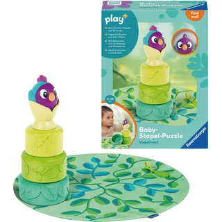 Ravensburger play+ Baby-Stapel-Puzzle: Vogelnest