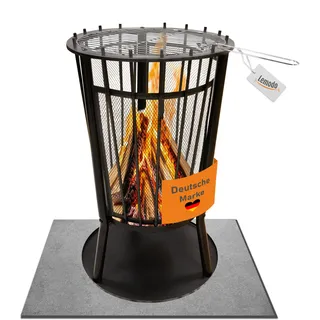 Lemodo Feuerkorb Ø 65 cm Schwarz