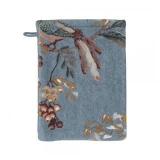 Pip Studio Secret Garden Waschhandschuh 16 x 22 cm blau