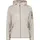 Unterjacke Kapuzen Fleecejacke Silber 40