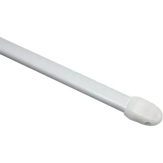 GARDINIA Scheibenstange Vitragestange 1-läufig Ø 11 mm 100 cm Weiß