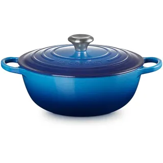 Le Creuset Bräter La Marmite Signature Ø 26cm - blau