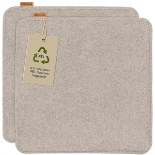Miqio Design Sitzkissen, Beige, Textil, 35x2x35 cm, Wohntextilien, Kissen, Sitzkissen