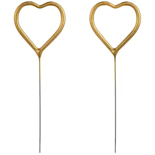Partydeco Wunderkerzen Hochzeit 16,5 cm 2 St. Gold