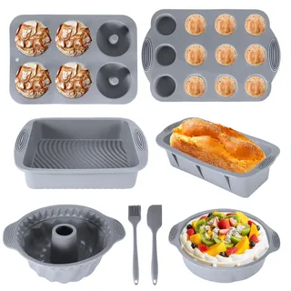 Silikon Backform 8er Cupcake Muffinform Backformen für Halloween Gebäck | BPA-Frei Muffinförmchen, Antihaft Muffins Backform, Hitzebeständige Silikonbackformen, Backformen für Cupcake Brownies