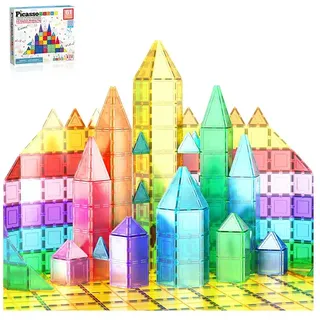 Picasso Tiles Magnetic Tiles Pt61 Bauspiel - Multicolor - One Size