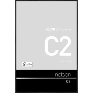 Nielsen Bilderrahmen C2 Aluminium Struktur Schwarz matt / 60 x 90