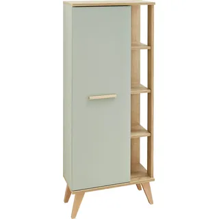 Saphir Quickset Badschrank 50,5 x 128 x 33 cm Braun