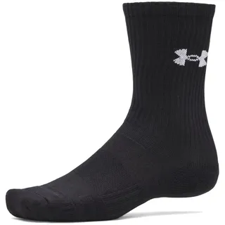 Under Armour Performance Cotton Crew Socken 3er Pack Black/White 42-47,5
