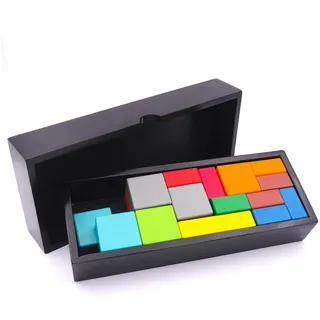 IQ FIT RECHTECK - tolles, buntes 3D-Puzzle