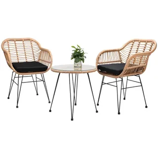 CASARIA Bali Set 3-tlg. natur inkl. Auflage
