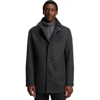 Boss Black H-Coxtan Winterjacke einfarbig grau Wolle normale Passform - Grau - L
