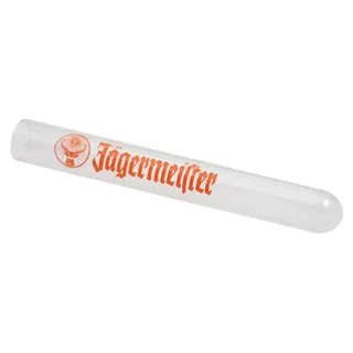 12x Jägermeister Tooter Shotglas Kunststoff Transparent 2cl Kurze Schnapsgläser