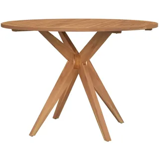 vidaXL Gartentisch Ø 110 x 75 cm Massivholz Akazie