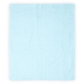Lorelli Babydecke, Kuscheldecke Baumwolle, Größe 75 x 100 cm, ab Geburt blau