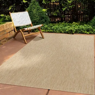 Tara Carpet Columbia Meliert In & Outdoor auch für die Küche natur 240x340 cm