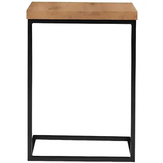 Xlmoebel Beistelltisch Eleganter Designertisch aus Holz für stilvolles Wohnen (Beistelltisch, 1-St., Beistelltisch), Hergestellt in Europa beige