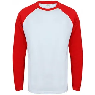 SF Men Trainingsshirt Herren Long Sleeved Baseball T / Lang geschnitten L