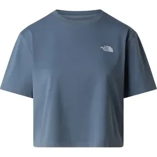 The North Face The North Face® - Evolution Simple Dome Crop T-Shirt Damen granite grey - blau