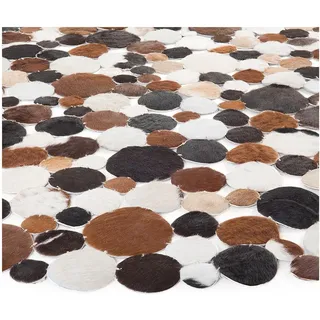 Beliani Beliani, Teppich, Kuhfell braun ⌀ 140 cm Patchwork SORGUN